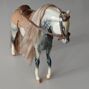 Barbie Horse with rein and saddle